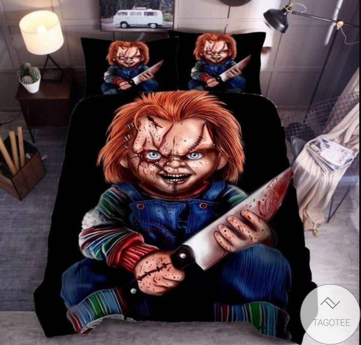 Chucky Scary Bedding Set Chucky Scary Bedding Set