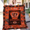 Cincinnati Bengals Nfl Logo History Personalized Bedding Set