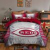 Cincinnati Reds Mlb White Red Bedding Set