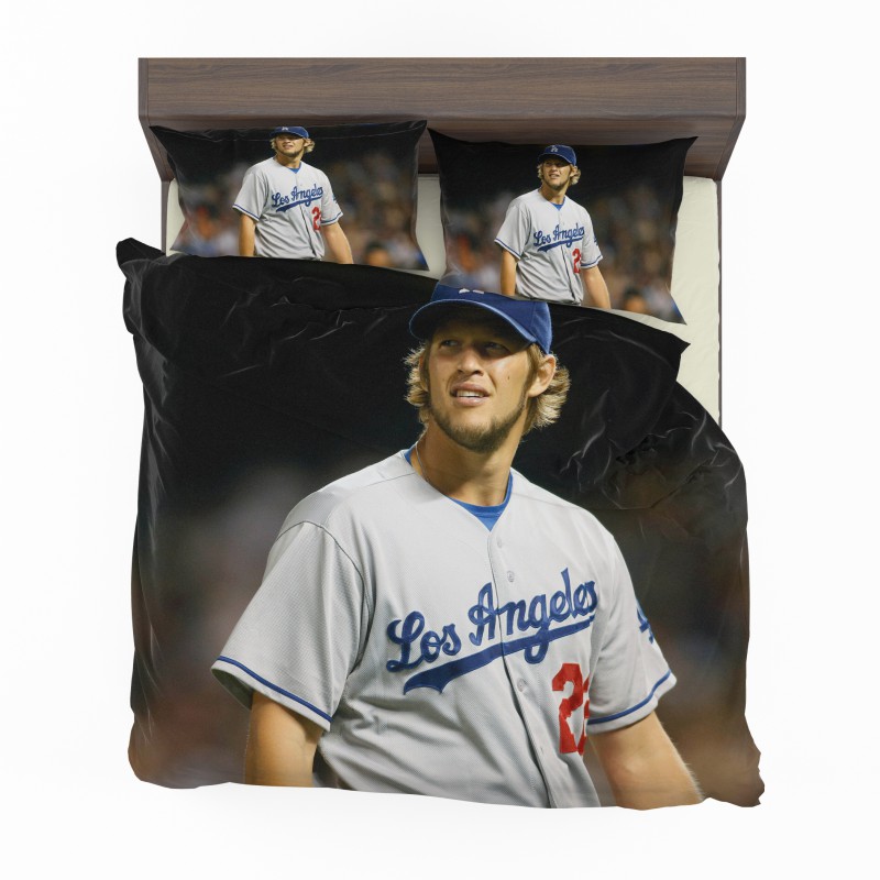 Clayton Kershaw Baseball Pitcher Los Angeles Dodgers? Duvet Cover and Pillowcase Set Bedding Set Clayton Kershaw Baseball Pitcher Los Angeles Dodgers? Duvet Cover and Pillowcase Set Bedding Set