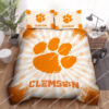 Clemson Tigers Football All Over Print Bedding Set