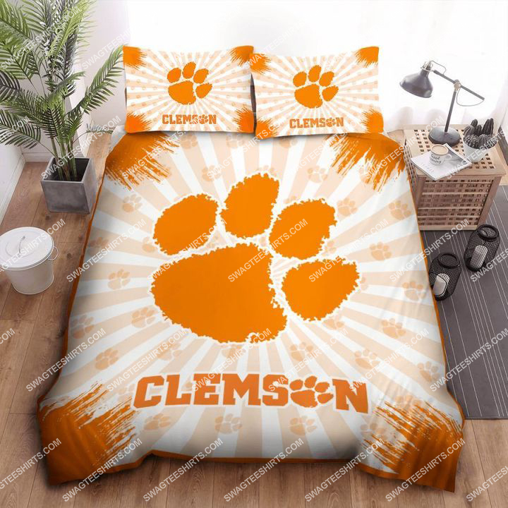 Clemson Tigers Football All Over Print Bedding Set Clemson Tigers Football All Over Print Bedding Set