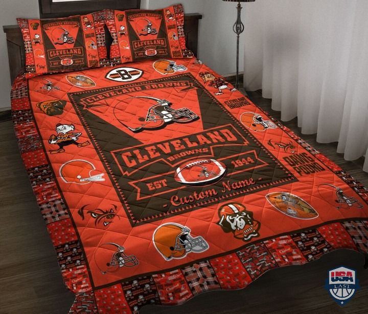 Cleveland-Browns-Nfl-Logo-History-Personalized-Bedding-Set-1