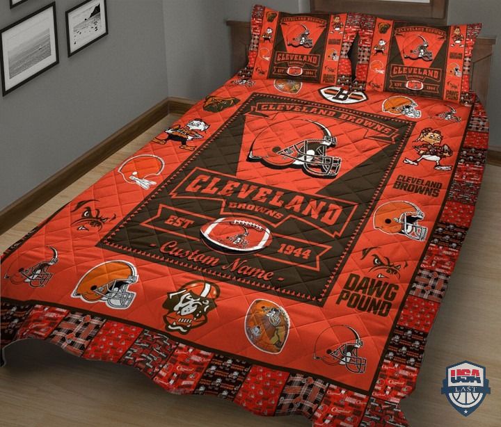 Cleveland-Browns-Nfl-Logo-History-Personalized-Bedding-Set-2