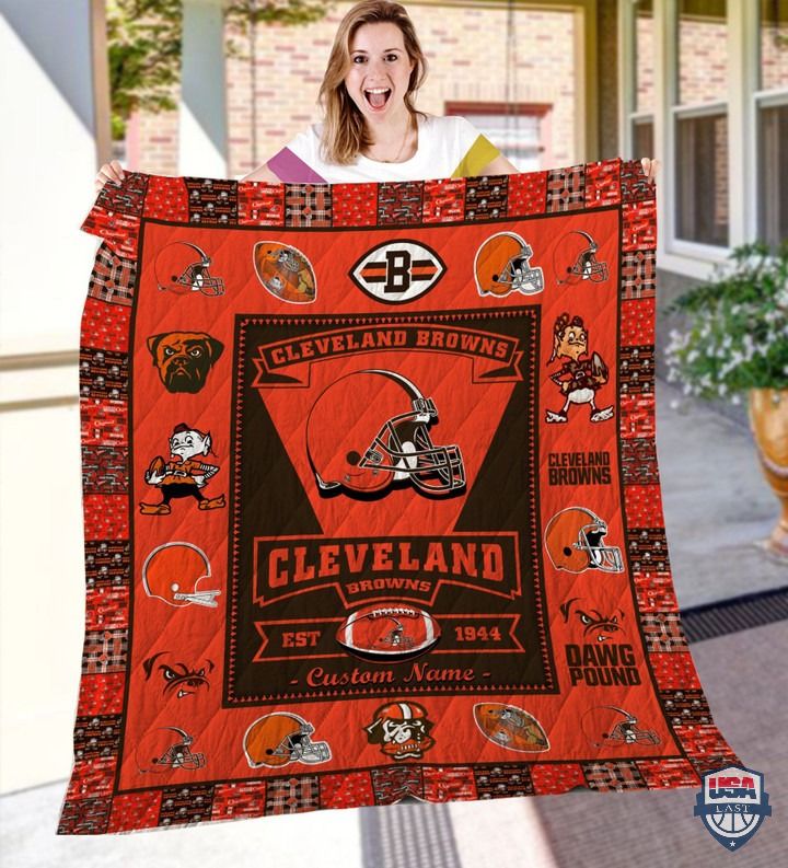 Cleveland Browns Nfl Logo History Personalized Bedding Set Cleveland Browns Nfl Logo History Personalized Bedding Set