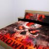 Cleveland Browns Skull Bedding Set