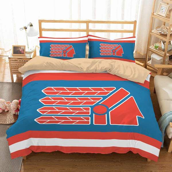 Cleveland Indians Duvet Cover and Pillowcase Set Bedding Set Cleveland Indians Duvet Cover and Pillowcase Set Bedding Set