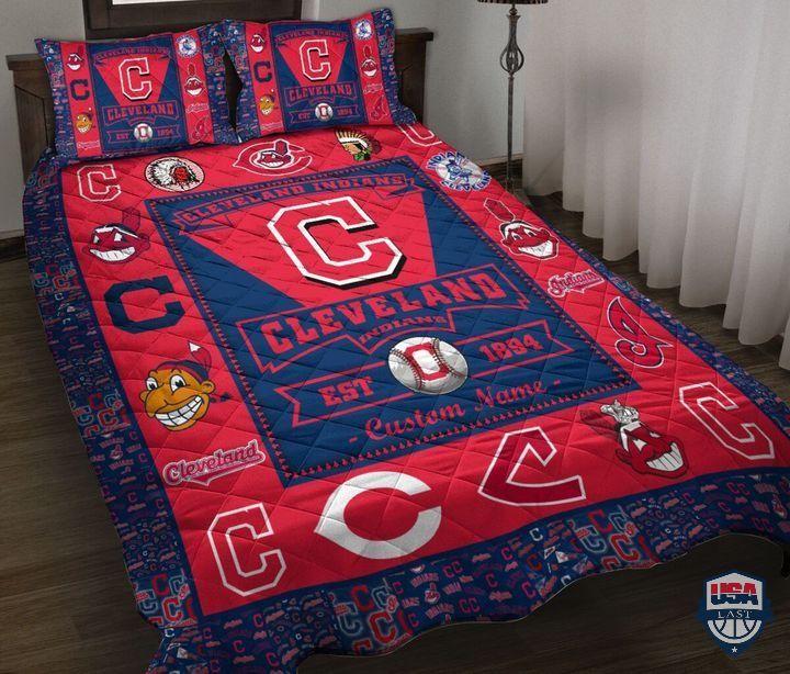Cleveland-Indians-Mlb-Logo-History-Personalized-Bedding-Set-1