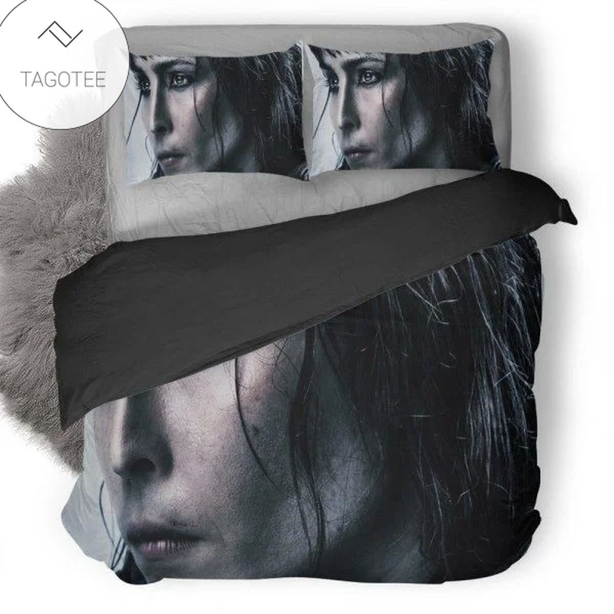 Close Woman Face Duvet Cover Bedding Set Close Woman Face Duvet Cover Bedding Set