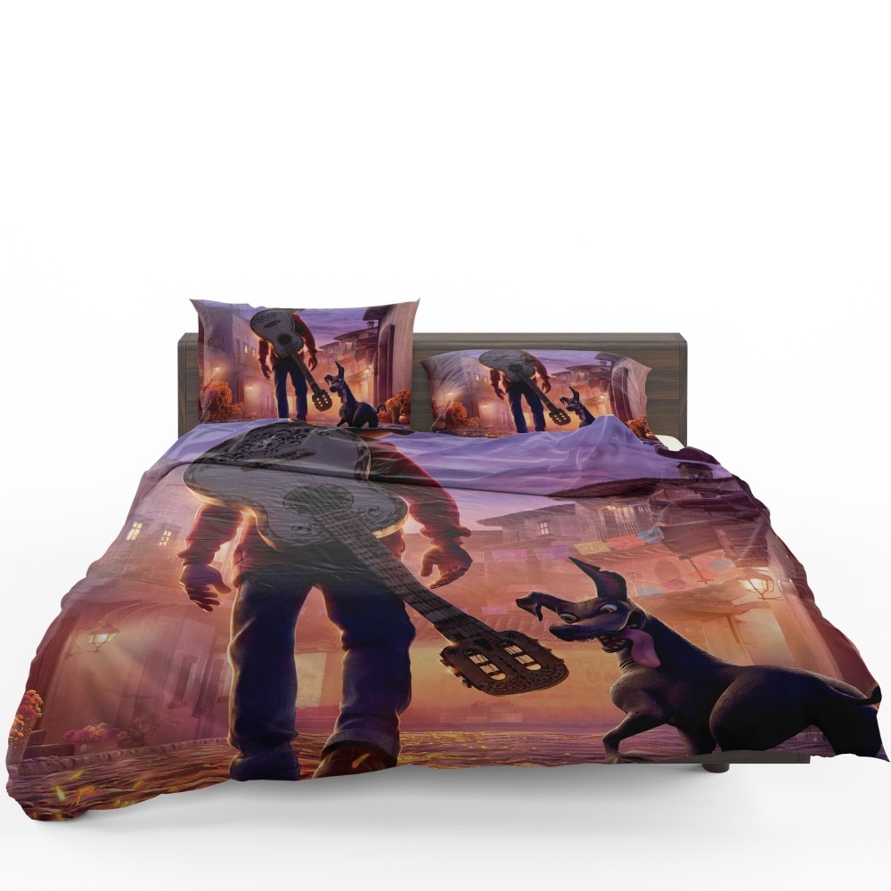 Coco Movie Dante Guitar Miguel Rivera Bedding Set Coco Movie Dante Guitar Miguel Rivera Bedding Set