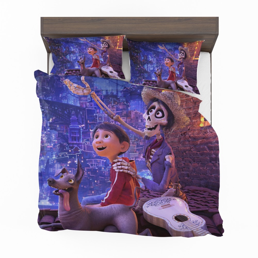 Coco-Movie-Dante-Hector-Miguel-Rivera-Bedding-Set-1