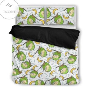 Coconut Banana Pattern Bedding Set Ha1