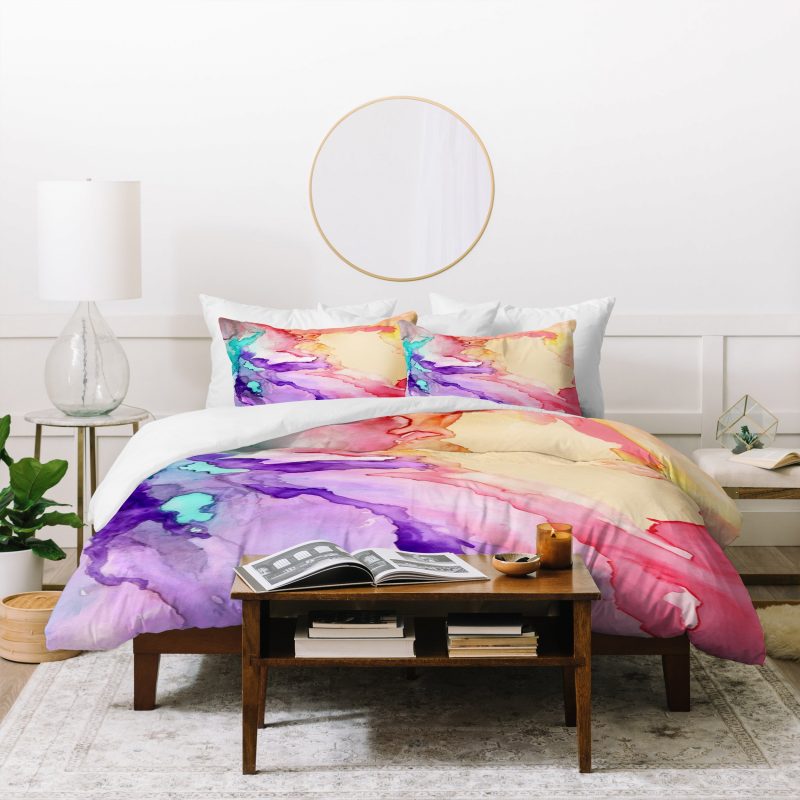 Color My World Duvet Cover and Pillowcase Set Bedding Set Color My World Duvet Cover and Pillowcase Set Bedding Set