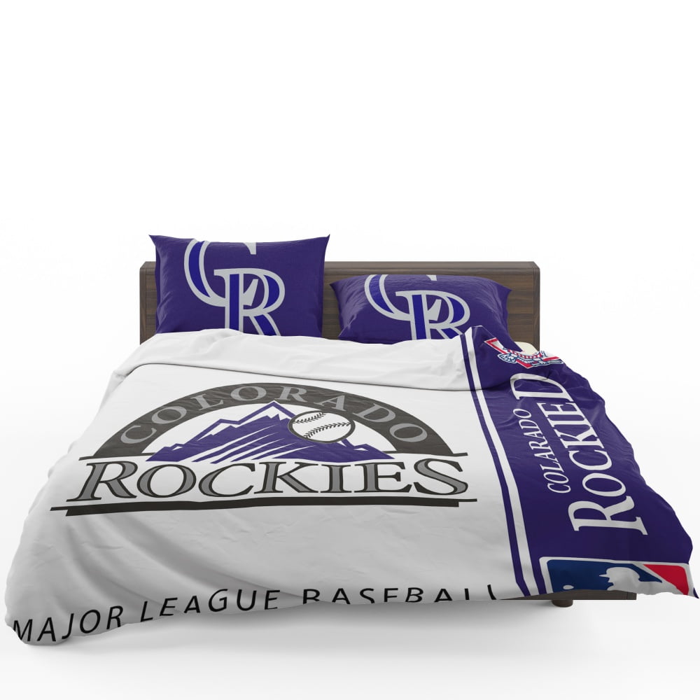 Colorado Rockies MLB Baseball National League Bedding Set Colorado Rockies MLB Baseball National League Bedding Set