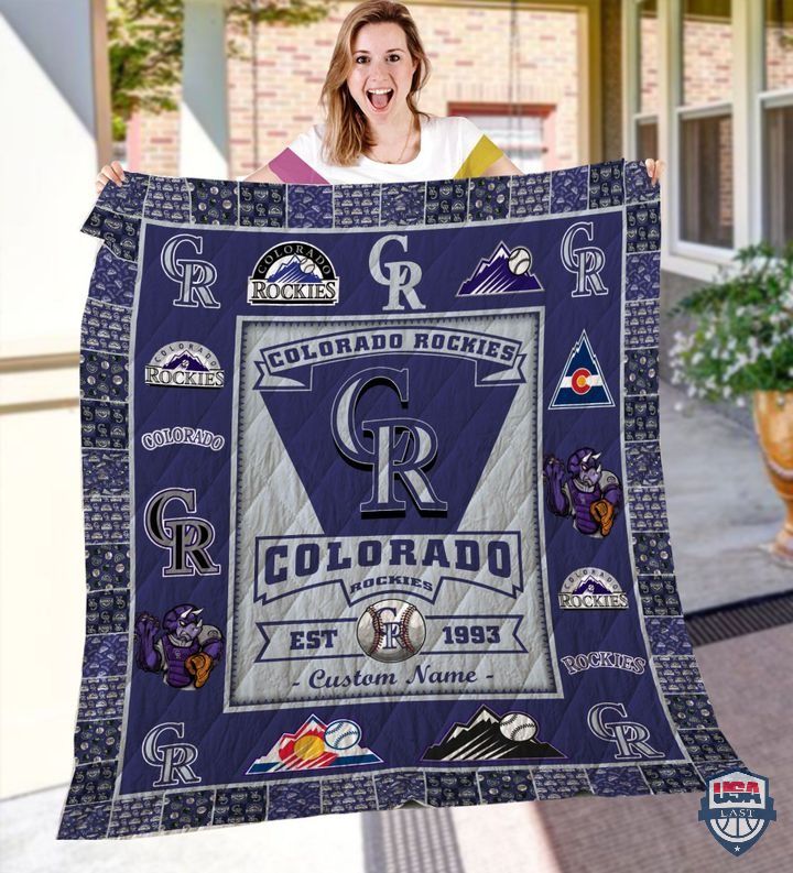 Colorado Rockies Mlb Logo History Personalized Bedding Set Colorado Rockies Mlb Logo History Personalized Bedding Set