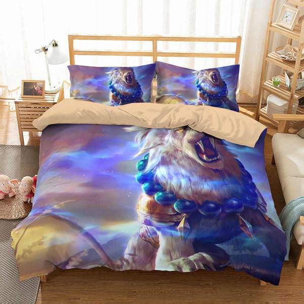 Colorful Lion Duvet Cover and Pillowcase Set Bedding Set Colorful Lion Duvet Cover and Pillowcase Set Bedding Set