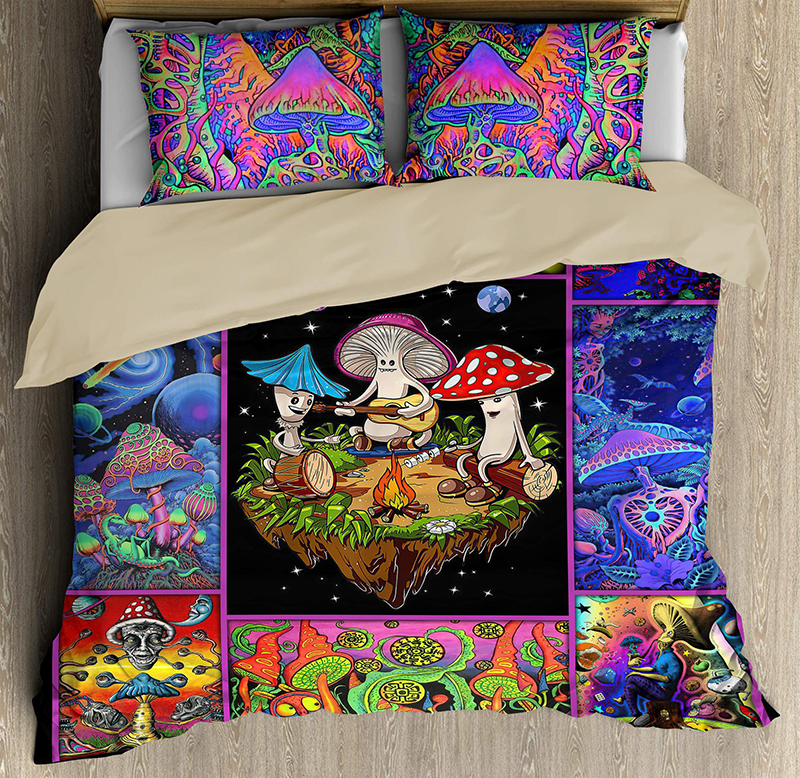 Colorful-Mushroom-Hippie-Bedding-Set-2