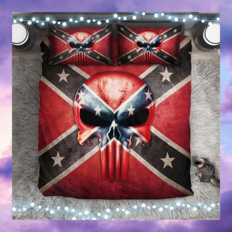 Confederate-Punisher-Skull-Bedding-Set-2