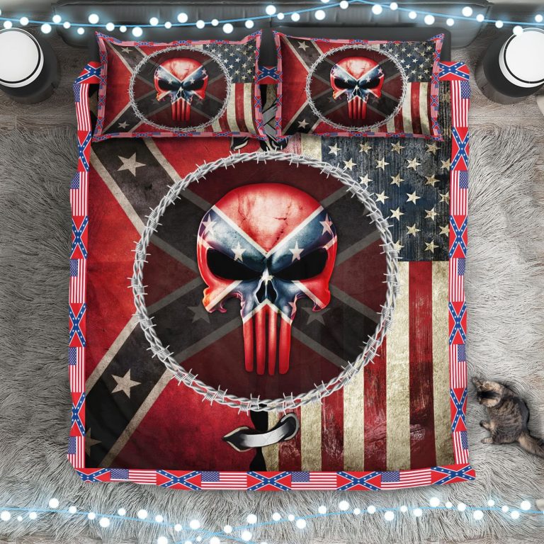 Confederate-Skull-Quilt-Bedding-Set-1