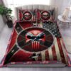 Confederate Skull Quilt Bedding Set