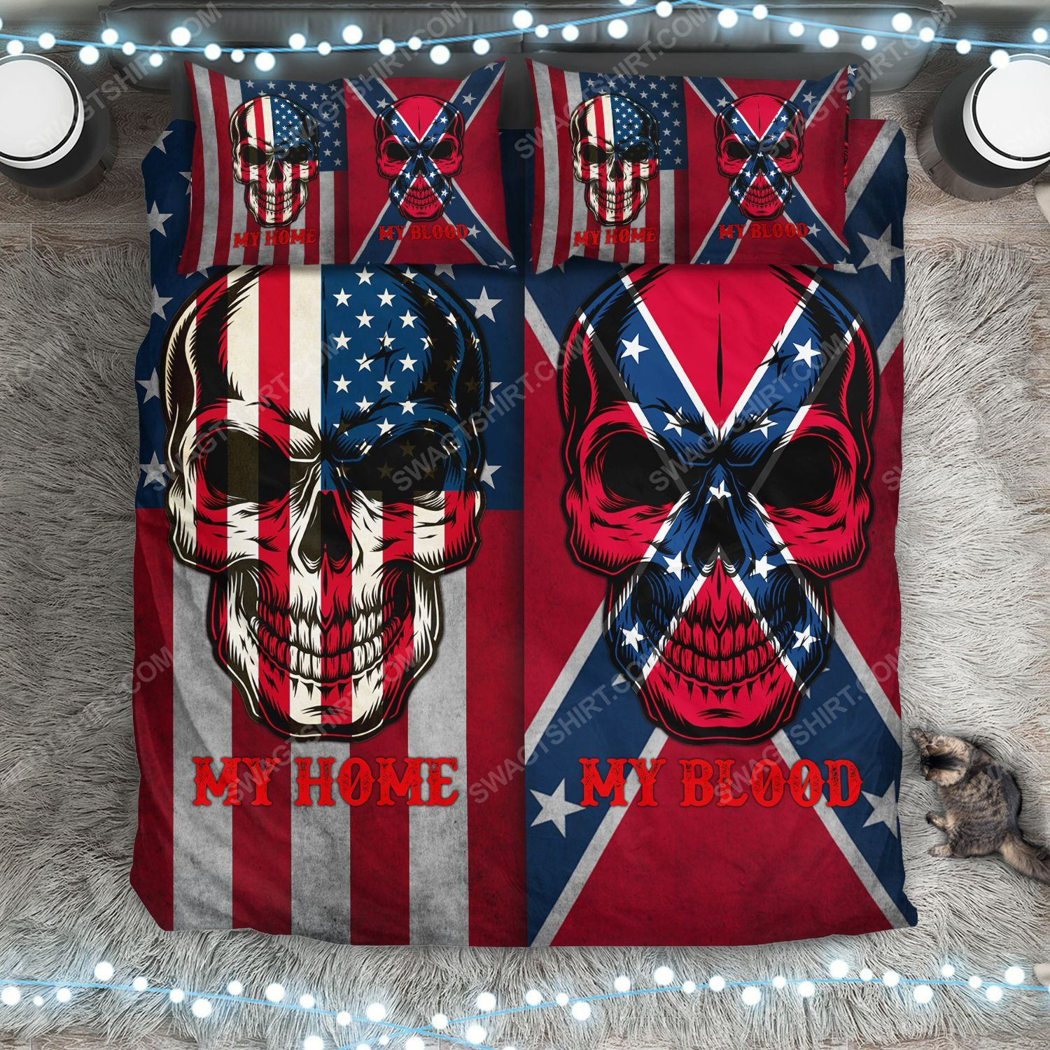 Confederate Southern Flag My Home My Blood Bedding Set Confederate Southern Flag My Home My Blood Bedding Set