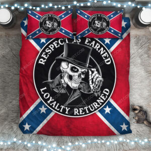Confederate States Of America Respect Is Earned Not Given Bedding Set