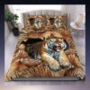 Cool Tiger Quilt Bedding Set