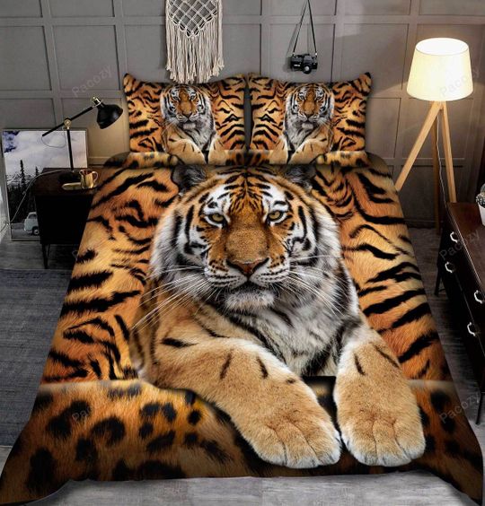 Cool Tiger Quilt Bedding Set Cool Tiger Quilt Bedding Set