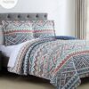 Coral Mint Geometric Atzi Cla0111296B Bedding Sets