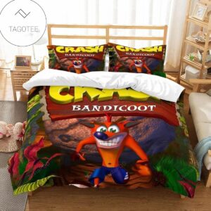 Crash Bandicoot Et Duvet Cover Bedding Set