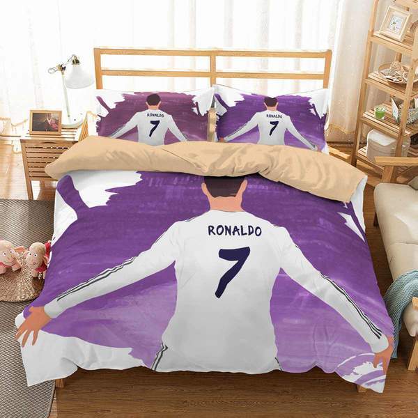 Cristiano Ronaldo 4 Duvet Cover and Pillowcase Set Bedding Set Cristiano Ronaldo 4 Duvet Cover and Pillowcase Set Bedding Set