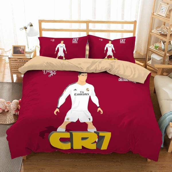 Cristiano Ronaldo 5 Duvet Cover and Pillowcase Set Bedding Set Cristiano Ronaldo 5 Duvet Cover and Pillowcase Set Bedding Set