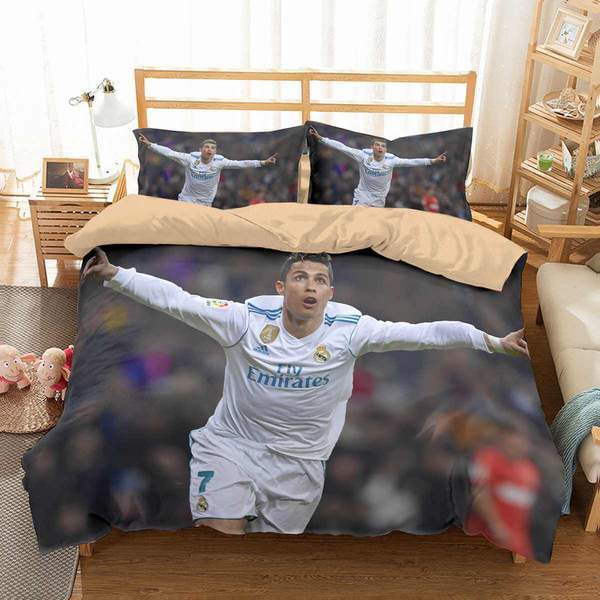 Cristiano Ronaldo 8 Duvet Cover and Pillowcase Set Bedding Set Cristiano Ronaldo 8 Duvet Cover and Pillowcase Set Bedding Set