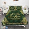 Crown Royal Apple Whisky Cr Green Quilt Bedding Set
