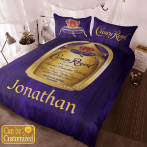Crown Royal Deluxe Personalized Custom Name Bedding Set