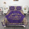 Crown Royal Deluxe Whisky Cr Purple Quilt Bedding Set