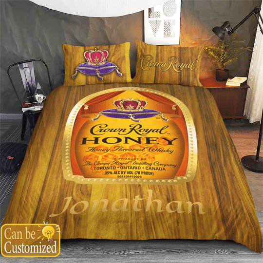 Crown-Royal-Honey-Personalized-Custom-Name-Bedding-Set-1