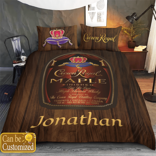 Crown-Royal-Maple-Personalized-Custom-Name-Bedding-Set-1