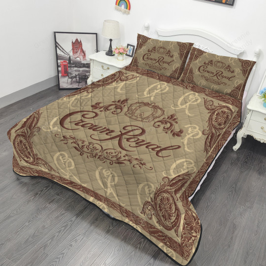 Crown Royal Vanilla Whisky Cr Quilt Bedding Set Crown Royal Vanilla Whisky Cr Quilt Bedding Set