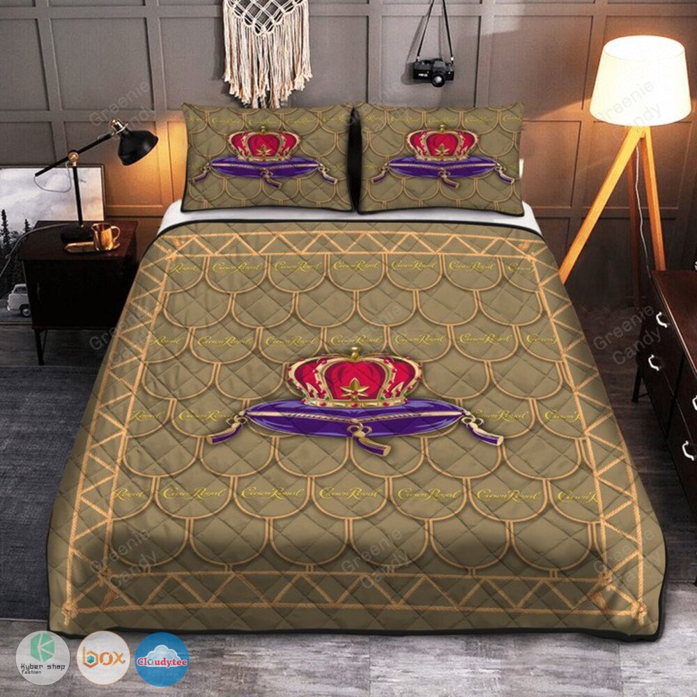 Crown Royal Vanilla Whisky Quilt Bedding Set Crown Royal Vanilla Whisky Quilt Bedding Set