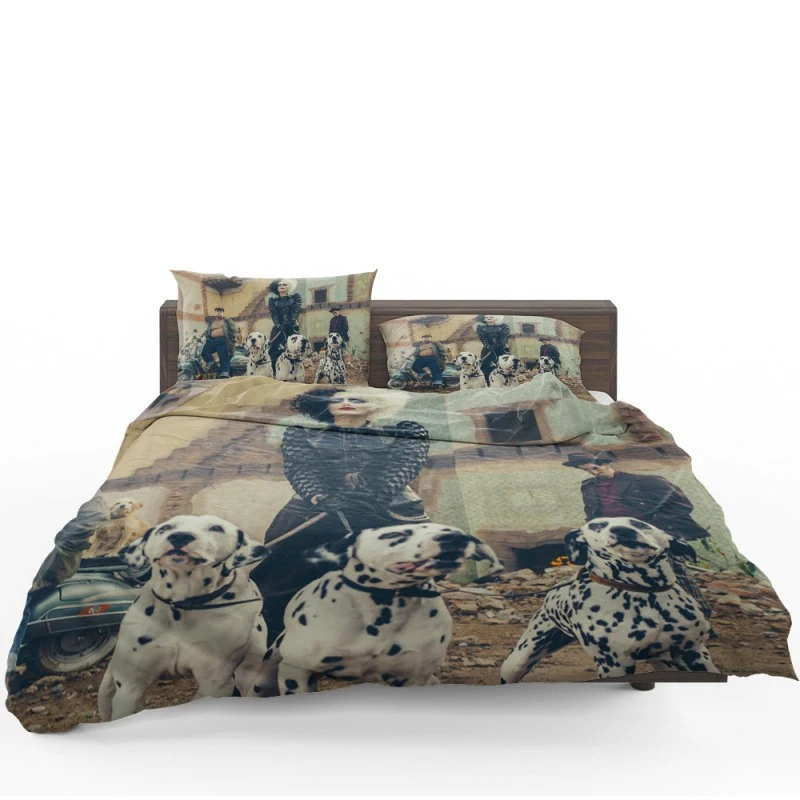 Cruella Movie Emma Stone Bedding Set Cruella Movie Emma Stone Bedding Set