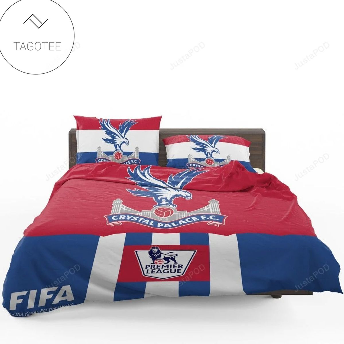 Crystal Palace Fc Premier League Football Bedding Set (Duvet Cover & Pillow Cases) Crystal Palace Fc Premier League Football Bedding Set (Duvet Cover & Pillow Cases)
