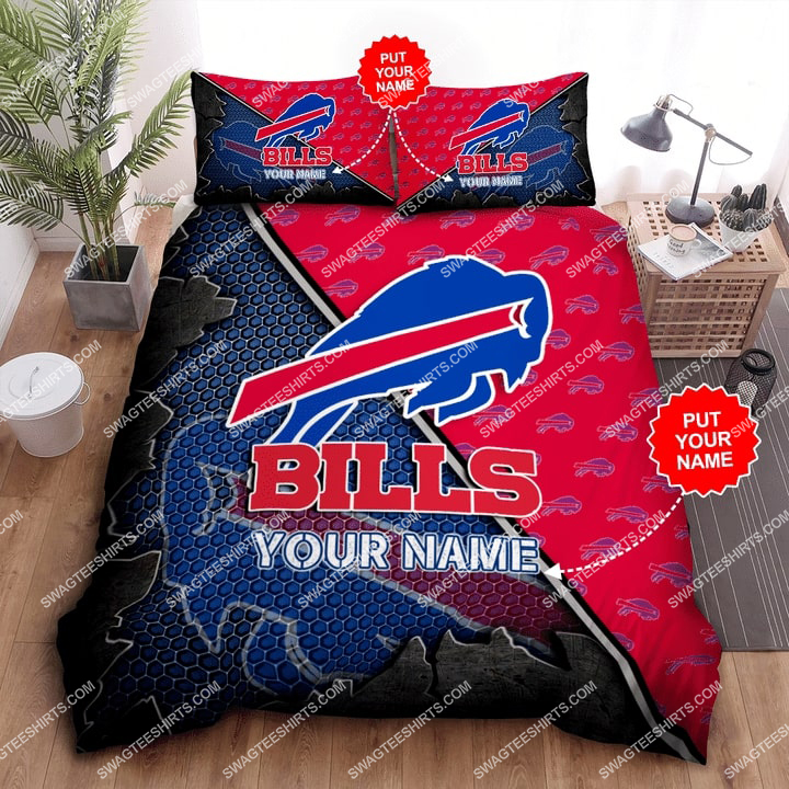 Custom Name Buffalo Bills Football All Over Print Bedding Set Custom Name Buffalo Bills Football All Over Print Bedding Set