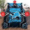 Custom Name Detroit Lions Football All Over Print Bedding Set