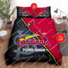 Custom Name Mlb St Louis Cardinals All Over Print Bedding Set