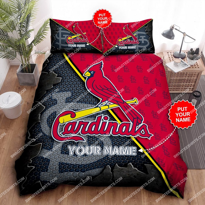 Custom Name Mlb St Louis Cardinals All Over Print Bedding Set Custom Name Mlb St Louis Cardinals All Over Print Bedding Set