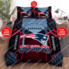 Custom Name New England Patriots Football All Over Print Bedding Set