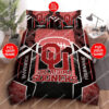 Custom Name Oklahoma Sooners Football All Over Print Bedding Set