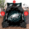 Custom Name Philadelphia Eagles Football All Over Print Bedding Set
