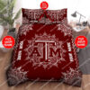 Custom Name Texas Am Aggies Football All Over Print Bedding Set